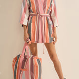PRE-ORDER Ariane Fira Stripe Robe