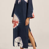 PRE-ORDER Achilles Hand Tie-Dye Denim Caftan
