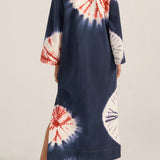 PRE-ORDER Achilles Hand Tie-Dye Denim Caftan
