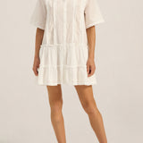 Capys White Voile Dress