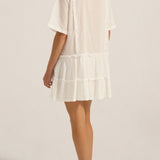 Capys White Voile Dress
