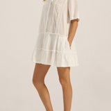 Capys White Voile Dress