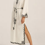 Celeus Dori Embroidery Caftan