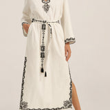 Celeus Dori Embroidery Caftan