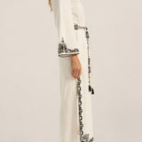 Celeus Dori Embroidery Caftan