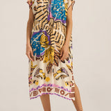 Thaddeus Jungle Print Caftan