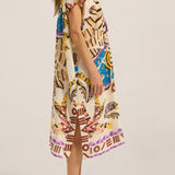 Thaddeus Jungle Print Caftan