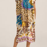 Thaddeus Jungle Print Caftan