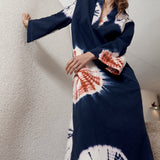 PRE-ORDER Achilles Hand Tie-Dye Denim Caftan