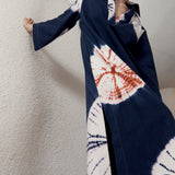 PRE-ORDER Achilles Hand Tie-Dye Denim Caftan
