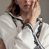 Chaos Dori Embroidery Top