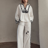 Odin Dori Embroidery Pants