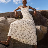 Maia Shell Stripe Voile Dress