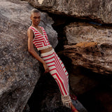 PRE-ORDER Clythie Graphic Crochet Vest