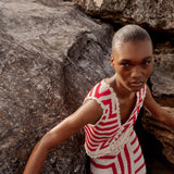 PRE-ORDER Clythie Graphic Crochet Vest