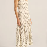 Maia Shell Stripe Voile Dress