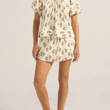 Moira Shell Stripe Voile Top