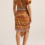 Aegina Thebes Stripe Dress