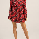 Arion Hand Dyed Silk Shirtdress