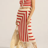 PRE-ORDER Clythie Graphic Crochet Vest