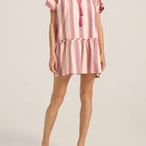 ILIO NEMA Cupid Pink Mykonos Stripe Dress