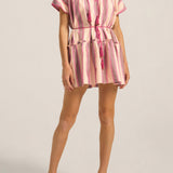 ILIO NEMA Cupid Pink Mykonos Stripe Dress