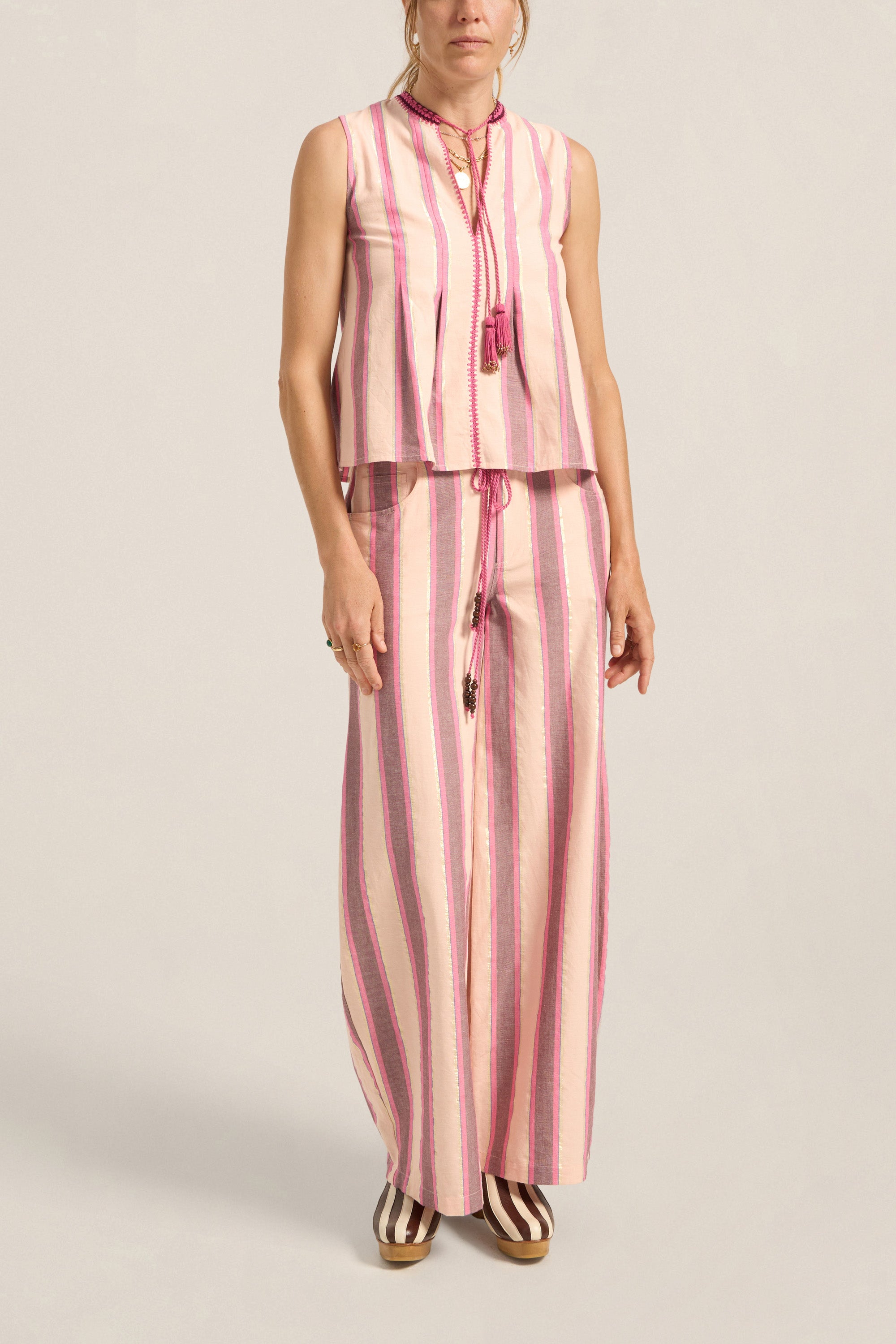 ILIO NEMA Pink Mykonos Stripe