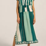 ILIO NEMA Thaddeus Green Sarong Voile Caftan