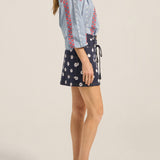 Plato Ditsy Tie Dye Denim Skirt