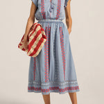 ILIO NEMA Abyla Blue Chambray Top