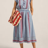 ILIO NEMA Abyla Blue Chambray Top