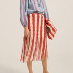 ILIO NEMA Helle Blue Chambray Blouse