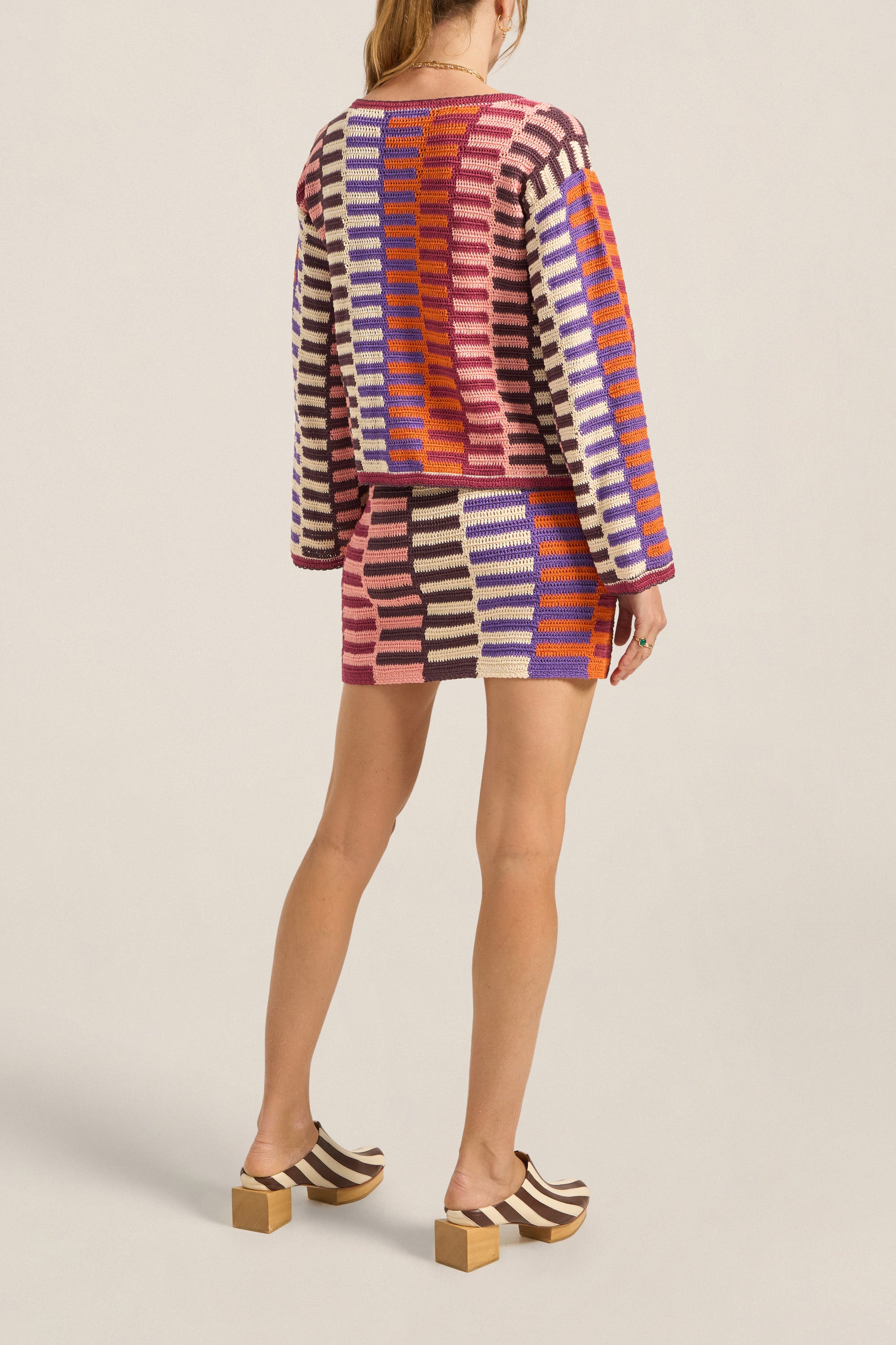 ILIO NEMA Delphini Multi Crochet Skirt back