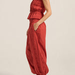ILIO NEMA Freya Red Cotton Voile Cami