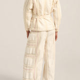 Astrea Cream Moroccan Boucle Pants