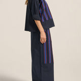 PRE-ORDER Elysian Navy Poplin Pants