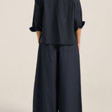 PRE-ORDER Elysian Navy Poplin Pants