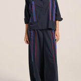 PRE-ORDER Elysian Navy Poplin Pants