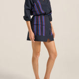 PRE-ORDER Brontes Navy Poplin Skirt