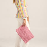 Apollo Heraklion Stripe Quilted Kimono Jacket