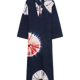 PRE-ORDER Achilles Hand Tie-Dye Denim Caftan