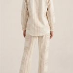 ILIO NEMA Paris Cream Boucle Stripe Shirt BACK