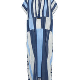 Thaddeus Blue Sarong Caftan