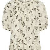 Moira Shell Stripe Voile Top