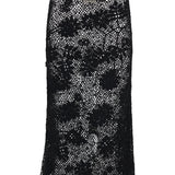 Hela Black Crochet Skirt