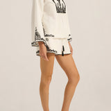 Diana Dori Embroidery Shorts