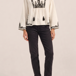 ILIO NEMA Chaos Dori Embroidery Top with Jeans