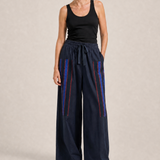 Elysian Navy Poplin Pants