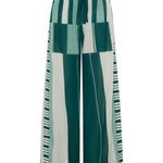 ILIO NEMA Clio Green Sarong Voile Pants GHOST