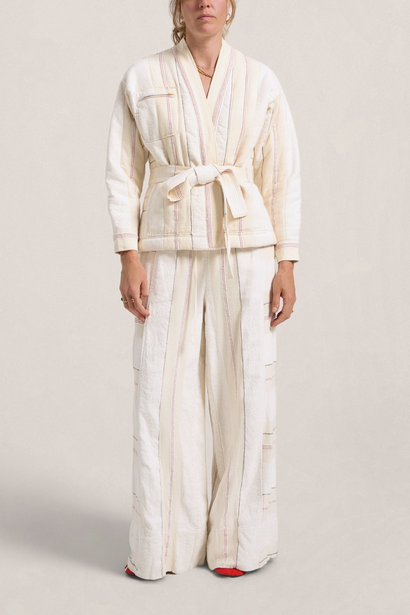 ILIO NEMA Apollo Cream Moroccan Boucle Jacket